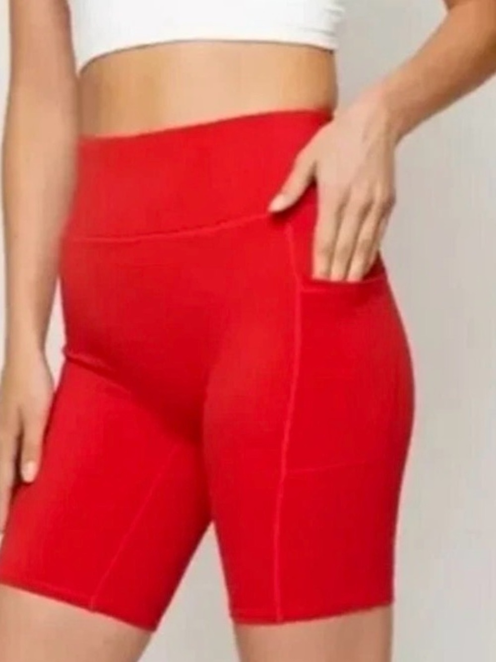 FOURLAPS Women's Plyo Short Red Crimson Medium M NEW - Picture 3 of 5
